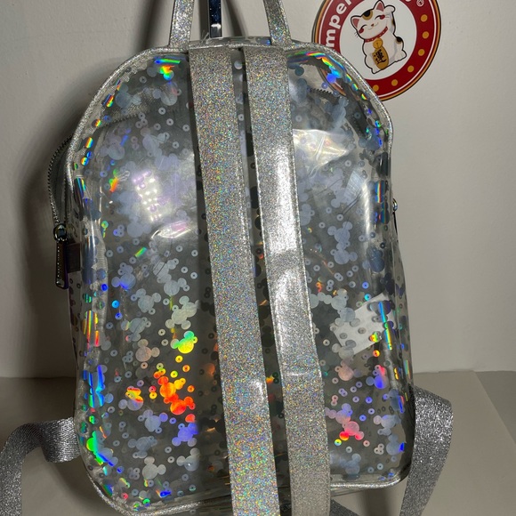 Disney x Loungefly Magic Mirror Metallic Mini Backpack - Picture 2 of 4